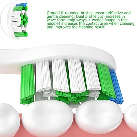 36 SONICARE REPLACEMENT HEADS ELECTRIC BRUSH HEAD COMPATIBLE WITH SNAP-ON MODELS - Picture 14 of 15